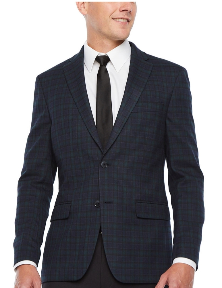 NWT IZOD Tartan Blazer